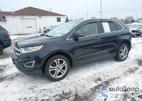 2016 Ford Edge Titanium из США, поврежденный, VIN 2FMPK4K88GBB22192